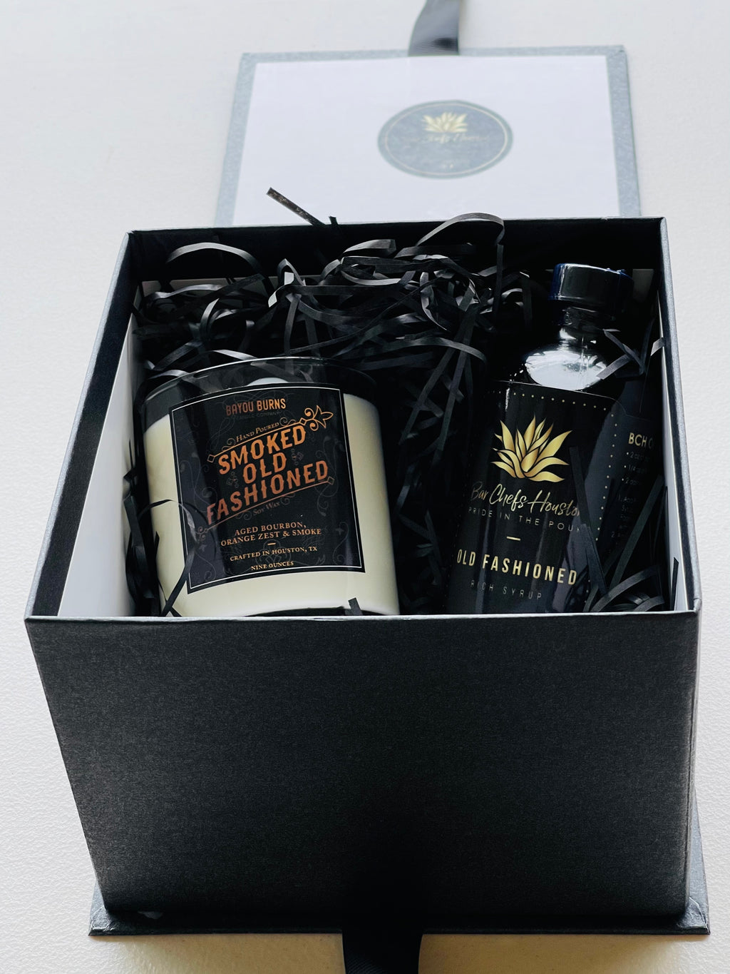 Candle and Syrup gift set